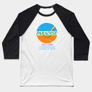 Retro Vintage Paradise Casino and Hotel Las Vegas Baseball T-Shirt